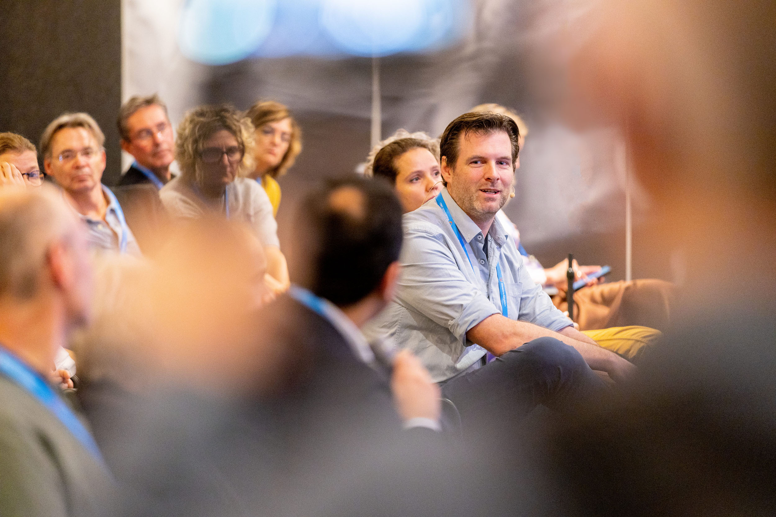 Deelnemers PGT-symposium in discussie