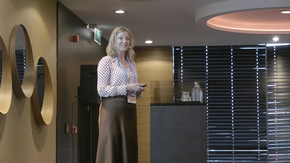 Prof. Wendy van Zelst-Stams tijdens PGT-symposium